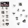 Secret Play - Ensemble De 10 Tatouages Temporaires Kinky Collection